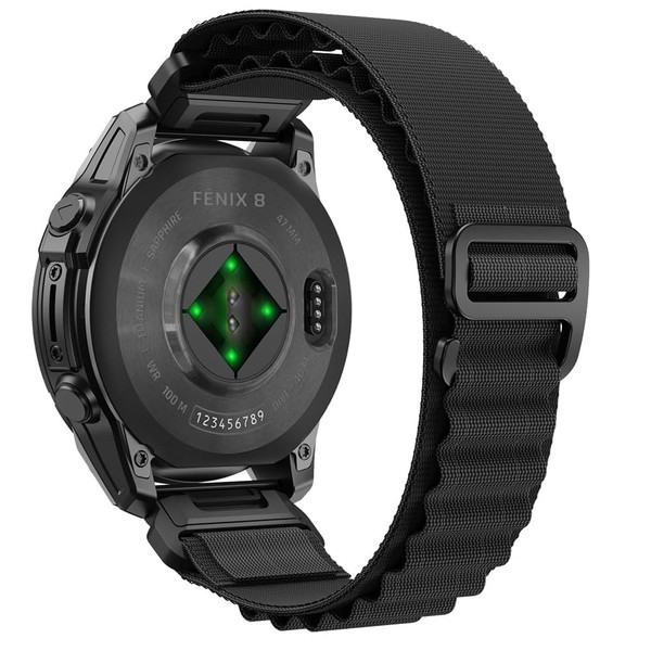 BANSO 26mm Quick Fit Nylon Watch Band for Garmin Fenix