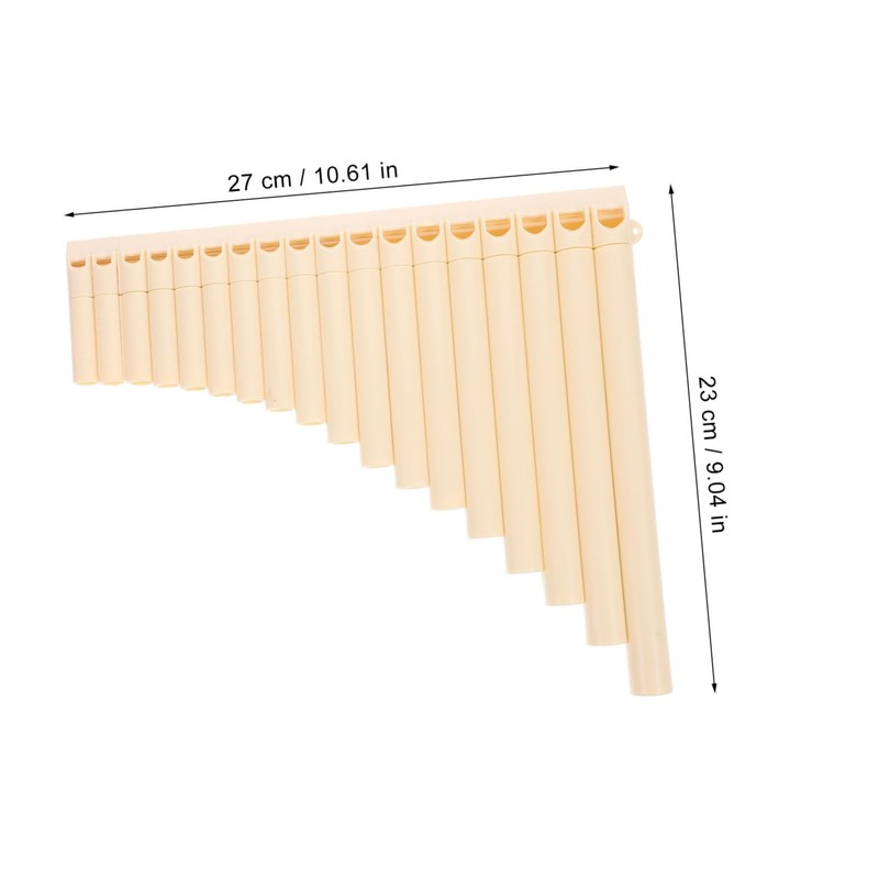 Kisangel 18-Pipe C Key Pan Flute for Beginners Professional Musical