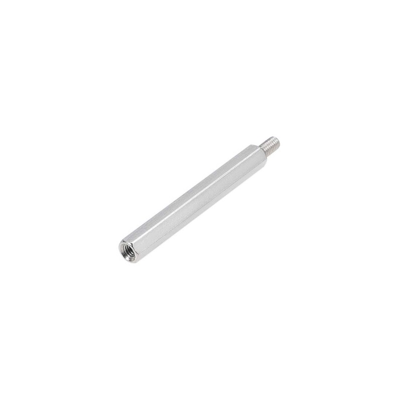 sourcing map Pack of 10 Hex Nickel-Plated Spacers PCB Male