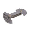 MEDUSHASHA Pitch Gauge, Stainless Steel, Screw Pitch Gauge, Portable, Durable,