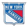 FANMATS 60495 New York Rangers Heavy Duty Aluminum Embossed Color