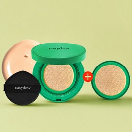 Han Ga-in Easydew Spot Cushion Pact Mela Be Toning Ampoule Main Product + Refill No. 23 / 한가인 이지듀 기미쿠션 팩트 멜라 비 토닝 앰플 본품 + 리필 23호