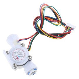 XROLAND Water Flow Sensor Dn10 G3/8 Tds Temperature Flow Sensor Dc5-24V Turbine-Flowmeter Water Flow Sensor Switch Control Flowmeter Fluid Counter