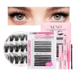Kit Pestañas Neso 3d 40d/50d Negros - 1 Unidad