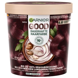 Garnier GOOD Permanent Hair Colour 4.61 Sunrise Purple - Colouration without Ammonia, Up to 100% Grey Coverage, 1 Piece