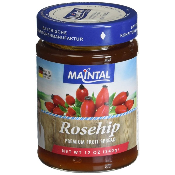 Maintal Rosehip Premium Fruit Spread, 12 Ounce (Pack of 2)