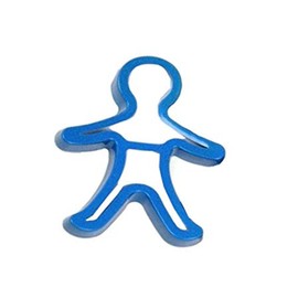 Craftplay Gingerbread man cookie cutter - Pack of 3 - strong plastic - Great for making gingerbread men
