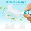 Juego de 3 fundas de cepillo de dientes con ventilación