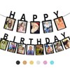 RCHBUDI Birthday Photo Banner Picture Banner and Photo Frame Suitable