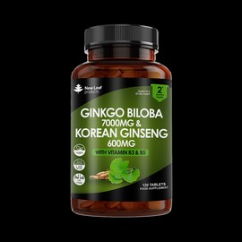 New Leaf Products Ginkgo Biloba, Korean Ginseng Tablets