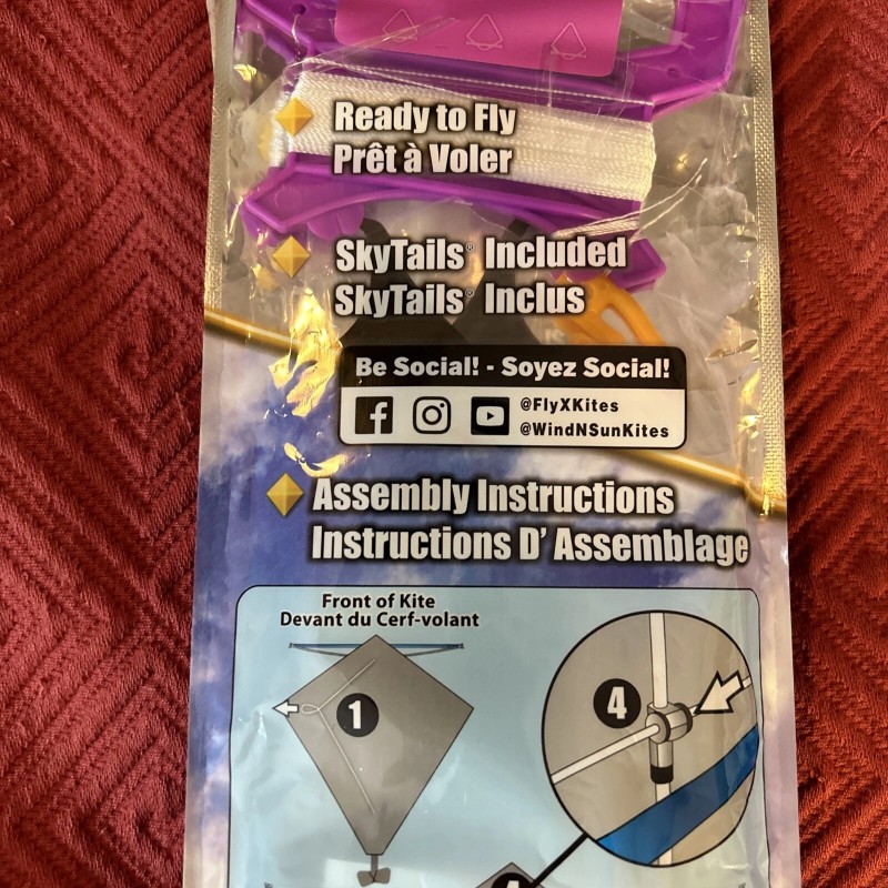 X Kites Kite Beetle 28in Buzzkite Poly W/Sound Effect SkyTails