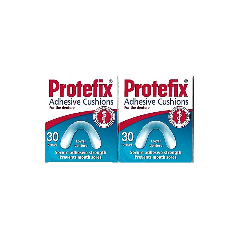 PROTEFIX Cuscinetti adesivi per protesi inferiore - 2x30pz - Cuscini