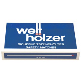 jameitop® 4 Pack XL World Wood Matchboxes 4 x 50 Packs Retro/Vintage Matches