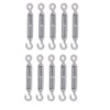 Medifier Turnbuckle Hook and Eye M5 10pcs Wire Tensioner Tightener