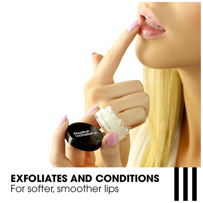 ChapStick Total Hydration Sugar Plum Flavor Conditioning Lip Scrub and