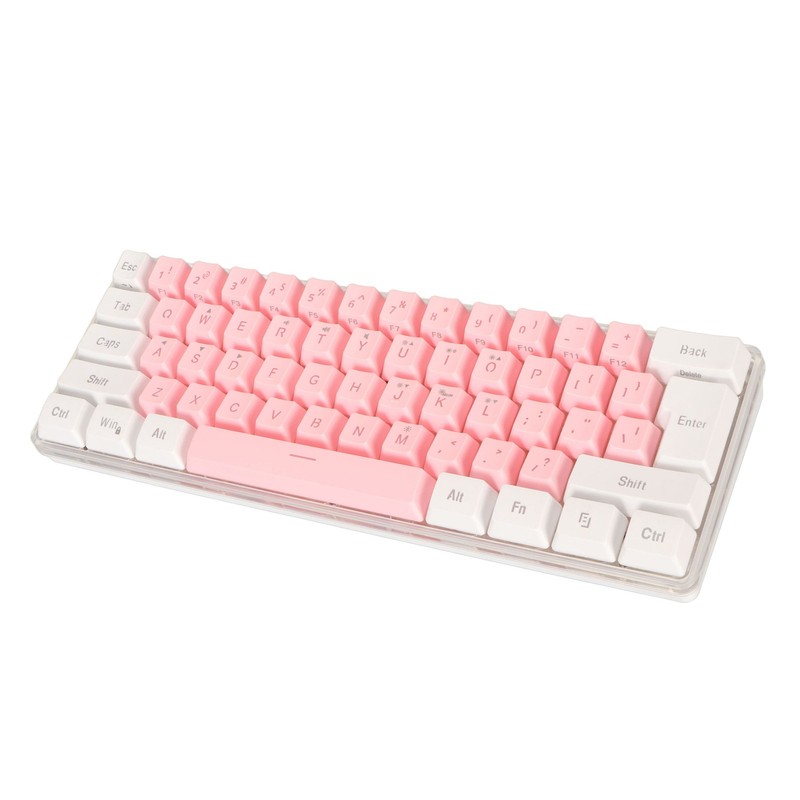 60% Wired Gaming Keyboard RGB Mini Keyboard Imitated Mechanical Technique