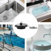 Loopunk Bath Stopper, Rubber Water Stopper, Bathroom Tub Drain Stopper,