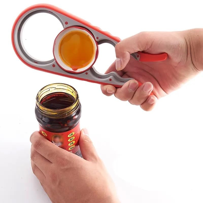 4-in-1 Jar and Bottle Opener – Easy Grip, Multi-Function Kitchen