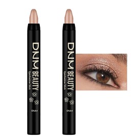 evpct evpct 2Pcs Cream Eyeshadow Sticks Set for Eyes Waterproof, Sand Shimmer Matte Eye shadow Stick Pencil Pen Bulk sombras en crema para ojos 25+25