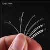 0.8mm Clear Elastic Cord, Elastic Stretch Thread for Jewelry Beading