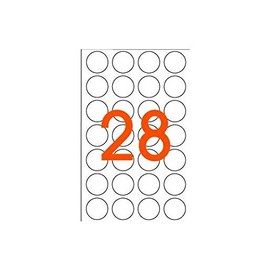 Agipa 111840 Coding Dots Round Diameter: 15 mm – White