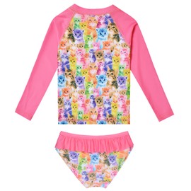QPANCY Traje de baño para niñas con protección Solar UPF 50+