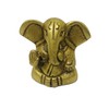 Mini Ganesha Brass Statue Diwali Poojan Ganesh Ji Ganpati Figurine