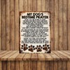 Shawprint MY DOG'S BEDTIME PRAYER RETRO STYLE METAL TIN SIGN/PLAQUE