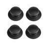 4 Pcs Pot Lid Knob,Black Universal Replacement Saucepan Lid Knobs,Bakelite