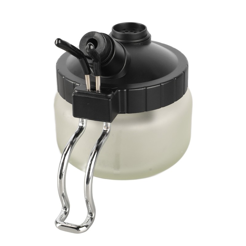Airbrush Cleaning Pot Universal Glass Bottle Airbrush Cleaning Jar with