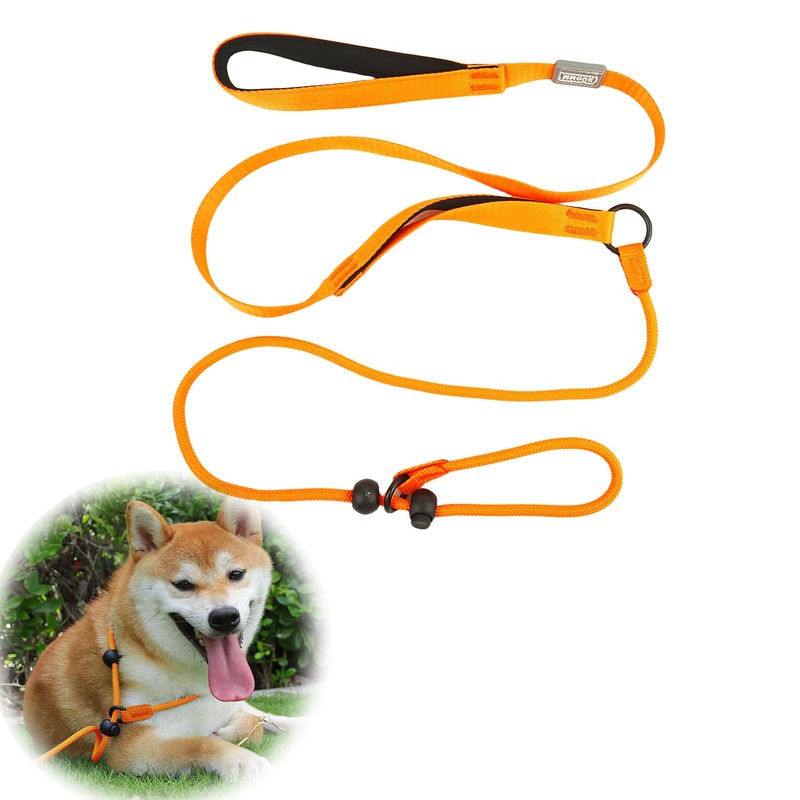 Slip Lead for Dogs Leash Explosion-Proof Strong Adjustable Collar Thin
