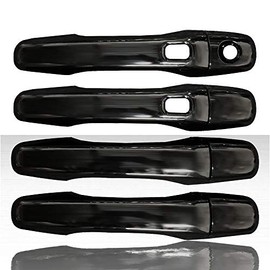 Auto Reflections Set of 4 Door Handle Covers for Ford Explorer 2011-2019 - Gloss w/Smart Key
