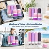 Kit de Viaje 8 Piezas Botellas de Silicona Envases para