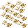 LOYELEY U-Shaped M6 Clip Nuts (20 Pieces) Shedding Prevention Fixing
