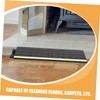 FOMIYES Rubber Wheelchair Ramp for Doorways Indoor Steps and Showers