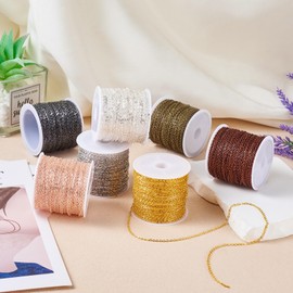 FASHEWELRY 32.81 Feet Flat Oval Iron Cable Chains 2.5x2x0.3mm Red Copper Metal Jewelry Link Chains Brass Coated Curb Chains for Necklace Bracelet Jewelry Making