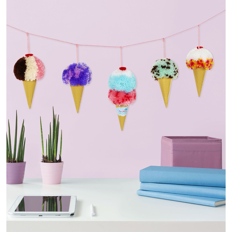 Pom Pom Wow DIY Ice Cream Banner Kit