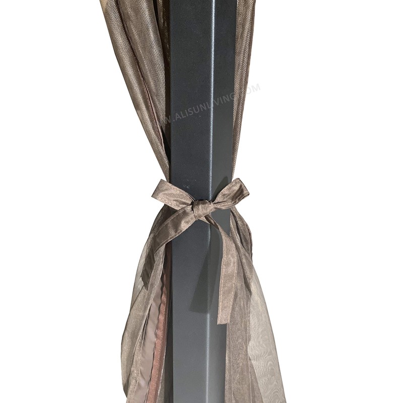 Replacement Mosquito Net for Flat-Roof Pergola - Mesh Bug Net