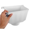 SHINEOFI Rain Downspout Connector PVC Gutter Adapter for Rainwater Drainage