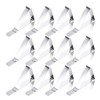Kalevel Set of 12 Tablecloth Clips Picnic Table Cover Clamps