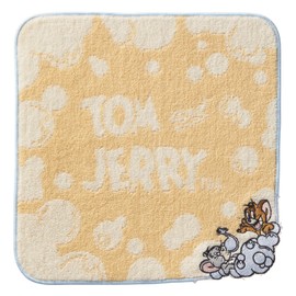 Marushin 4105049700 Mini Towel, Tom & Jerry, Awa Bath, Handkerchief, Characters, 100% Cotton, Present, Gift, Birthday