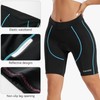 Santic - Pantalones cortos de ciclismo para mujer, acolchados, transpirables,