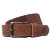 JACK & JONES Jacian Men's Leather Belt, Cognac