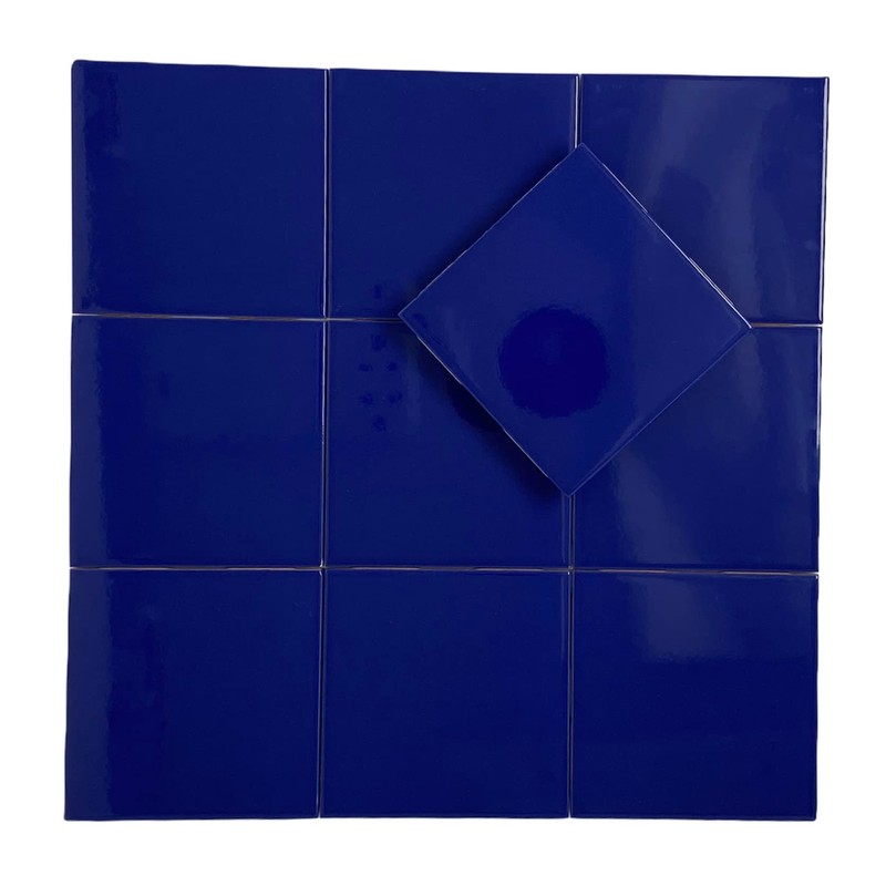 6 in Ceramic Tile Gloss 6x6 Box of 8 Piece