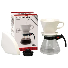 Kalita #35163 Coffee Drip Set, 102-Roto Set N (For 2 to 4 People)