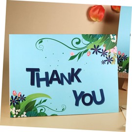 Operitacx 1pc Greeting Card Business Thank You Cards Photo Thank You Cards Wedding Thank You Cards Thanksgiving Cards Business Blessing 3D Eject Card Paper Jam Three-Dimensional