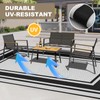 SatisInside Outdoor Rug 8x10 Ft Waterproof Plastic Straw Rugs for