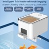 CHUSHEN Automatic Feeder, WiFi Intelligent Timing, 100ML Large Capacity, Goldfish