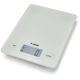 Judge Kitchen J419 Digital Touch Control Scale, 5kg, Superior Accuracy, Compact, Wipe-Clean Glass - 2 Year Guarantee