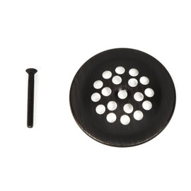 PF WaterWorks PF0915-ORB Bathtub/Bath Tub Shoe Grid/Strainer Cover 2-7/8 Inch with Matching Screw for use with Trip Lever Style Drain Assembly, Oil Rubbed Bronze